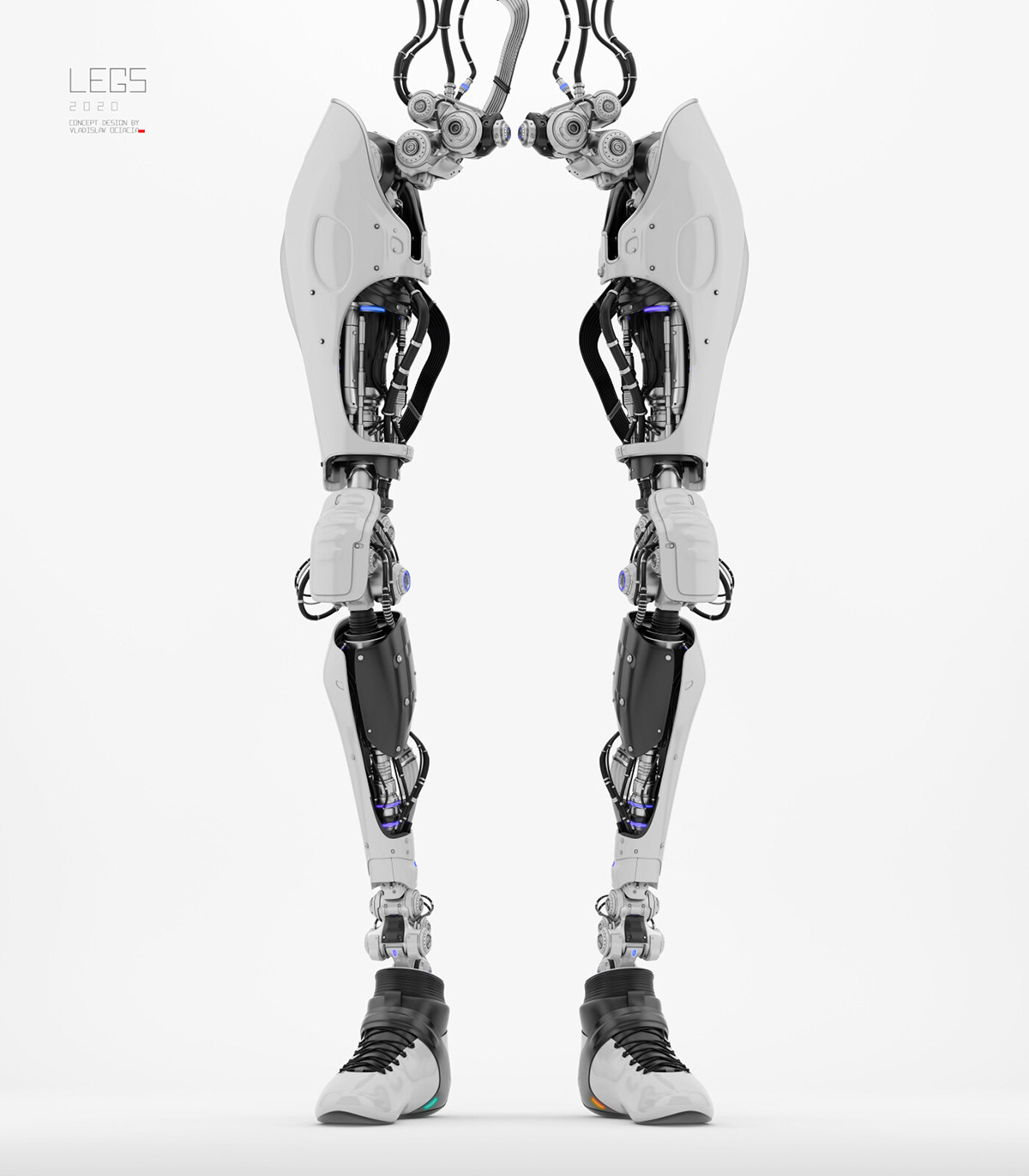 Mechanical leg，technology，future，science fiction，