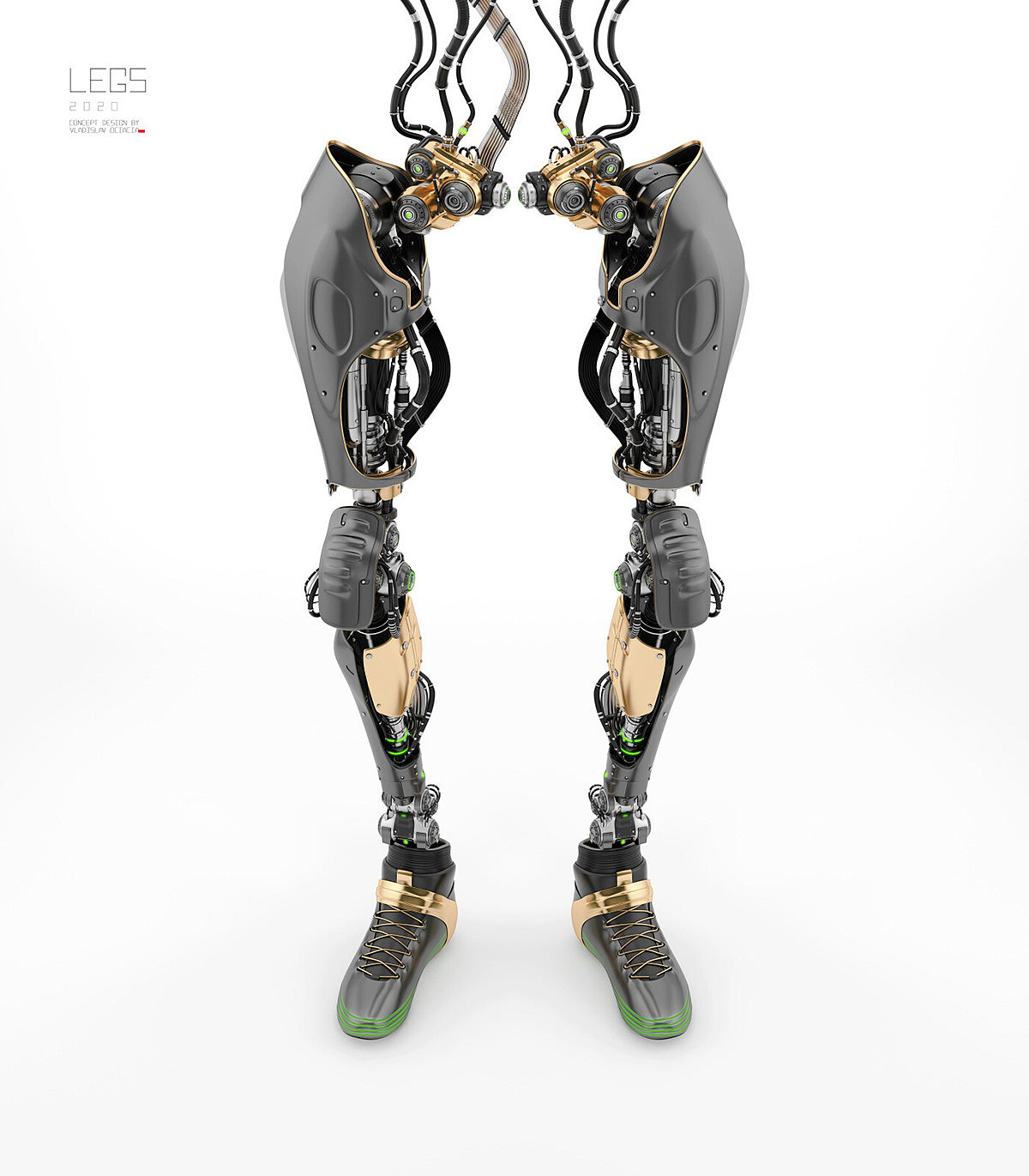 Mechanical leg，technology，future，science fiction，