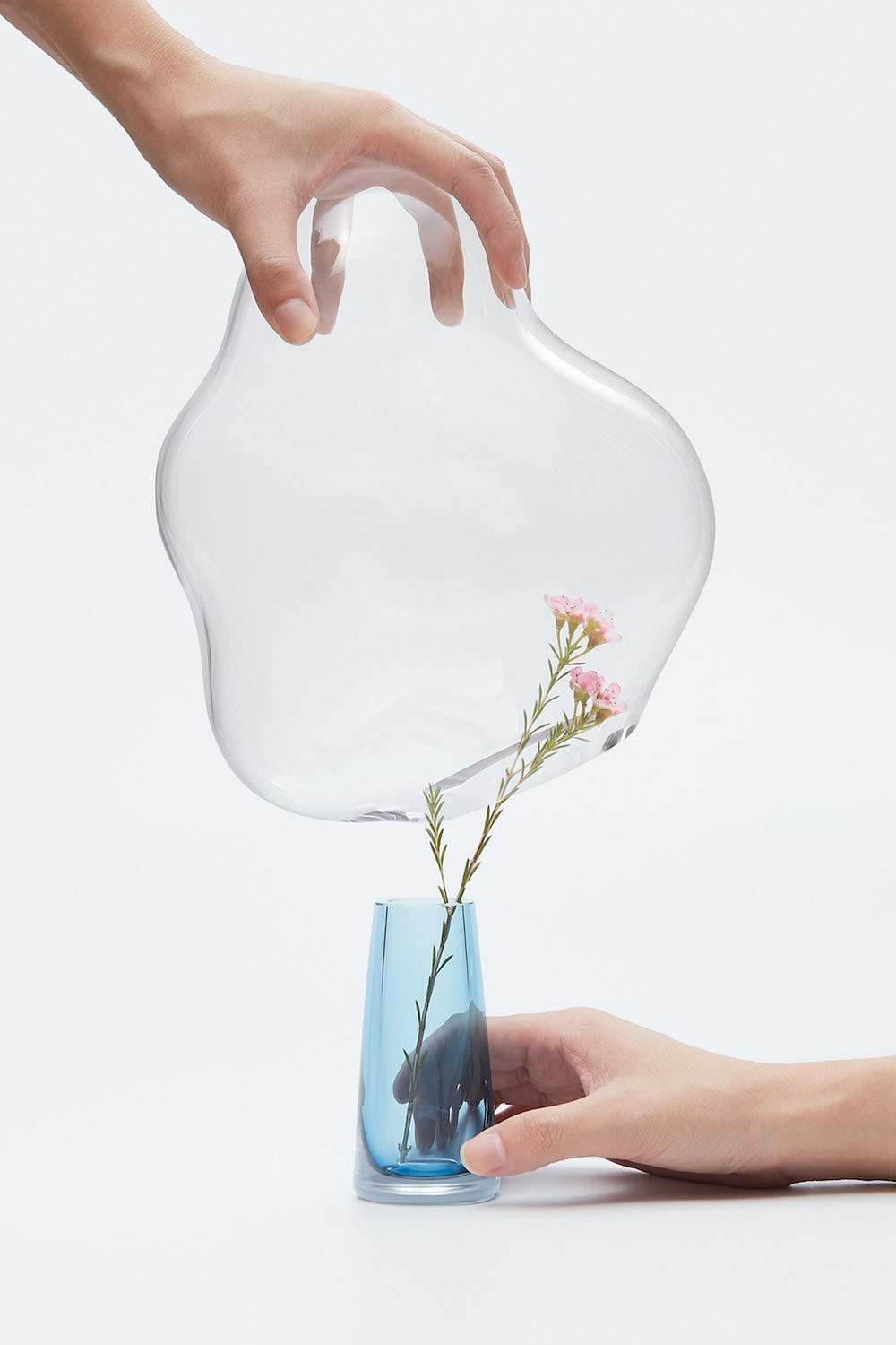 花，花瓶，艺术，气泡，