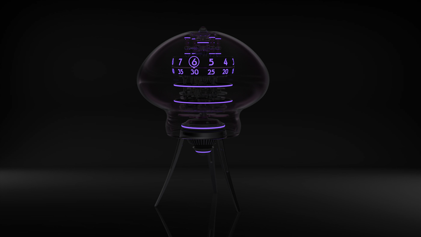 Clock，Glass，jellyfish，Dual configuration，
