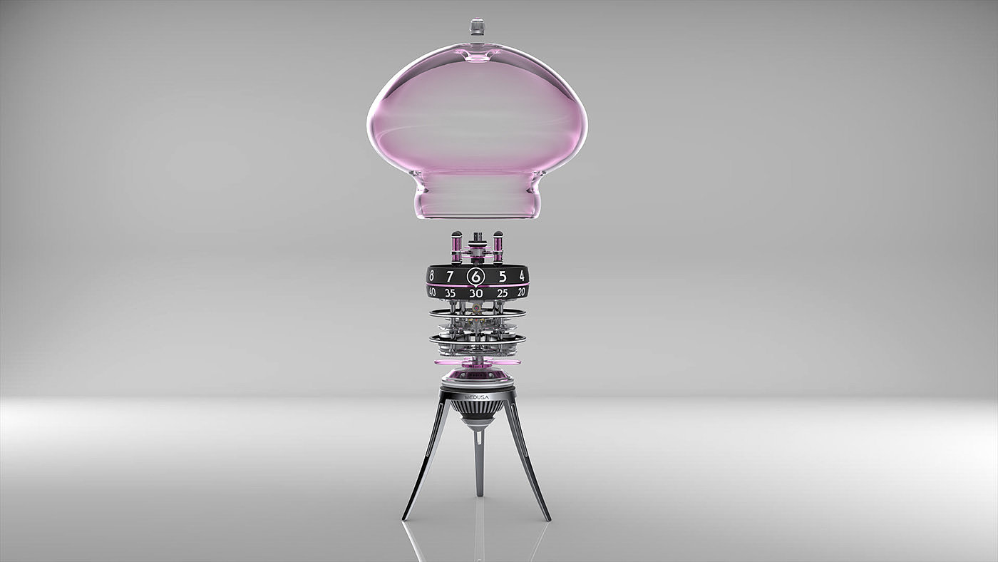 Clock，Glass，jellyfish，Dual configuration，