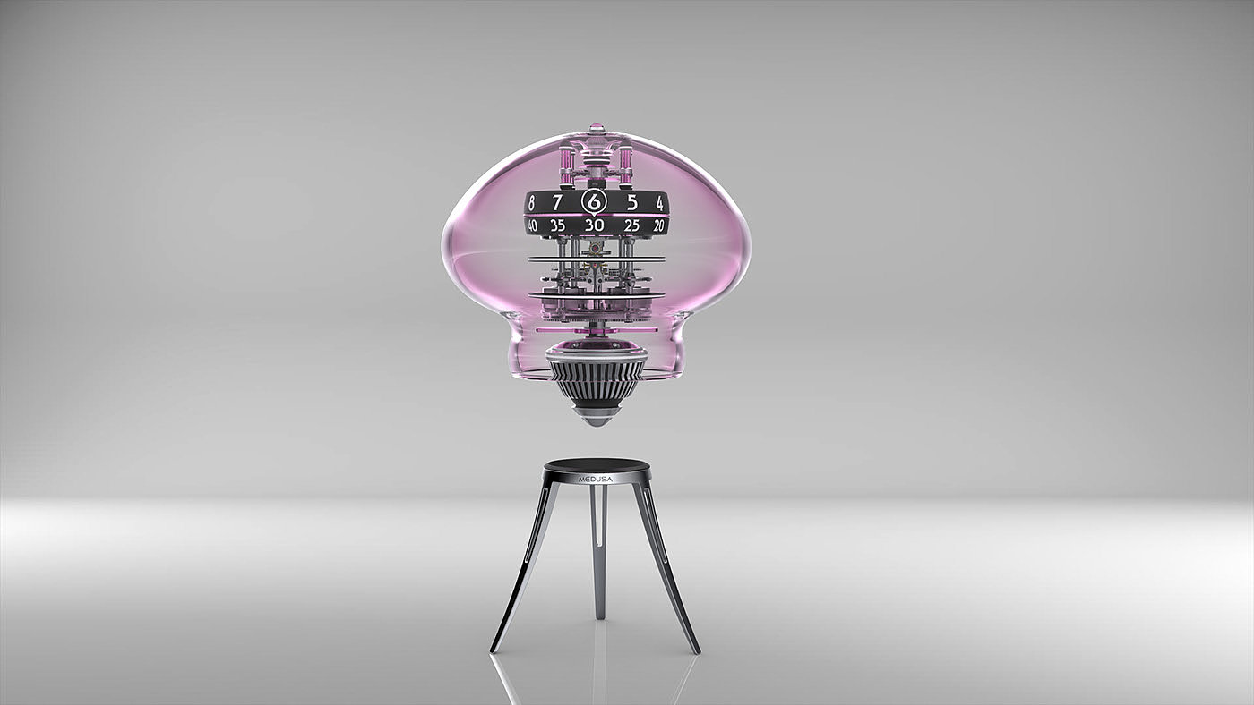 Clock，Glass，jellyfish，Dual configuration，