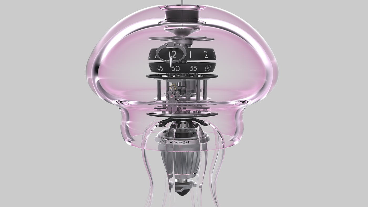 Clock，Glass，jellyfish，Dual configuration，