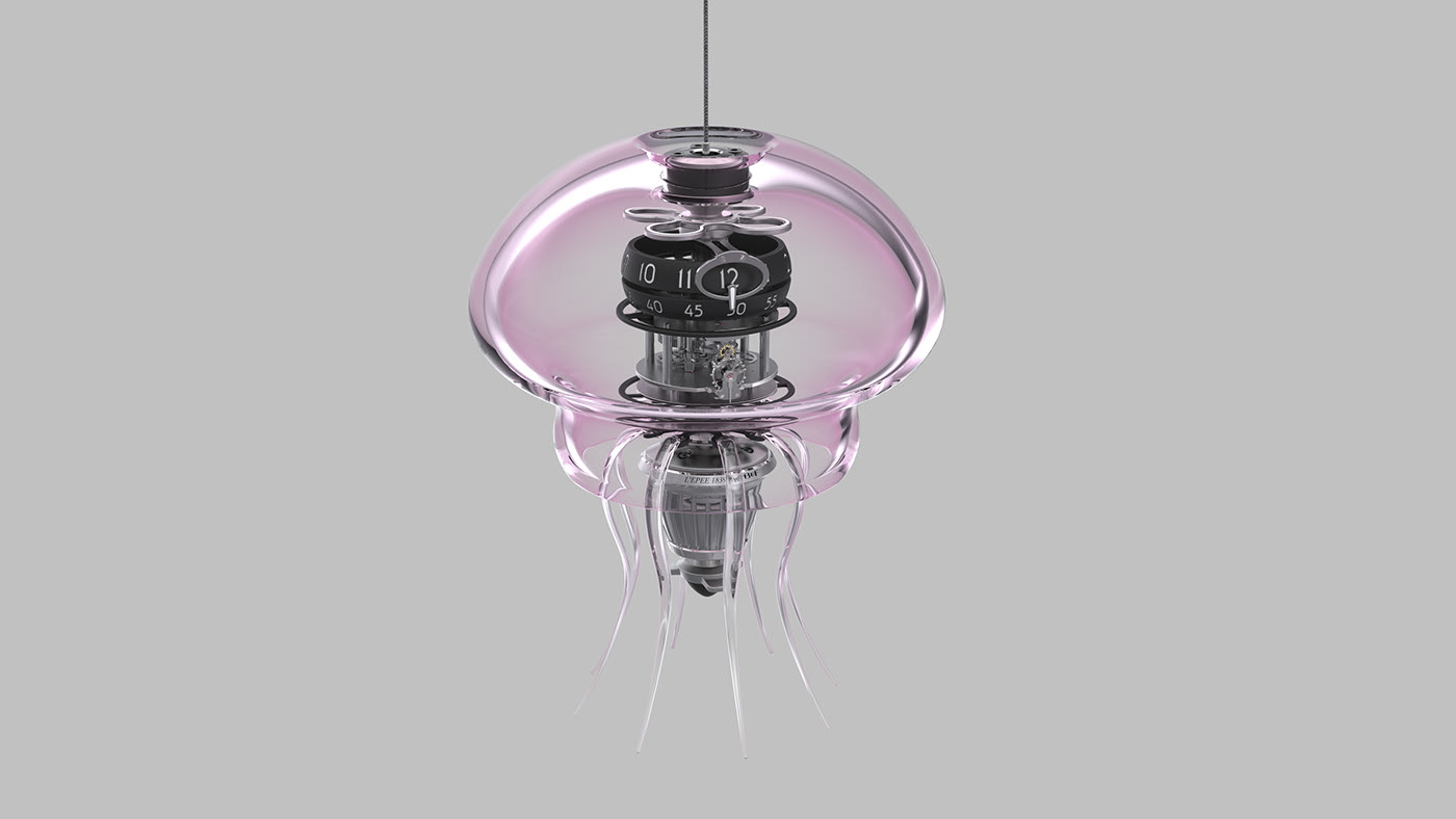 Clock，Glass，jellyfish，Dual configuration，
