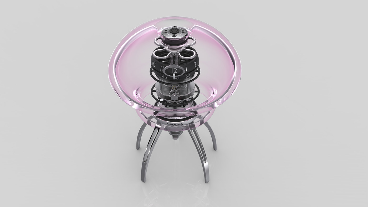Clock，Glass，jellyfish，Dual configuration，
