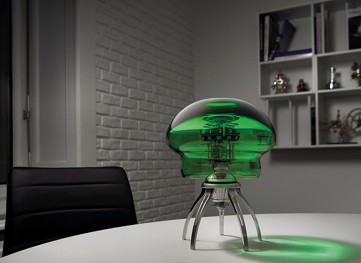 Clock，Glass，jellyfish，Dual configuration，