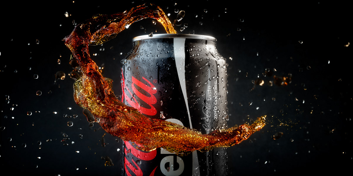 Coca Cola，Render，modeling，