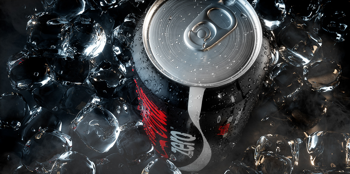 Coca Cola，Render，modeling，