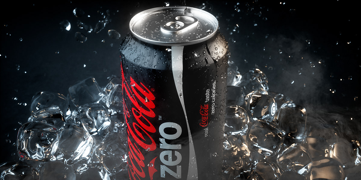 Coca Cola，Render，modeling，