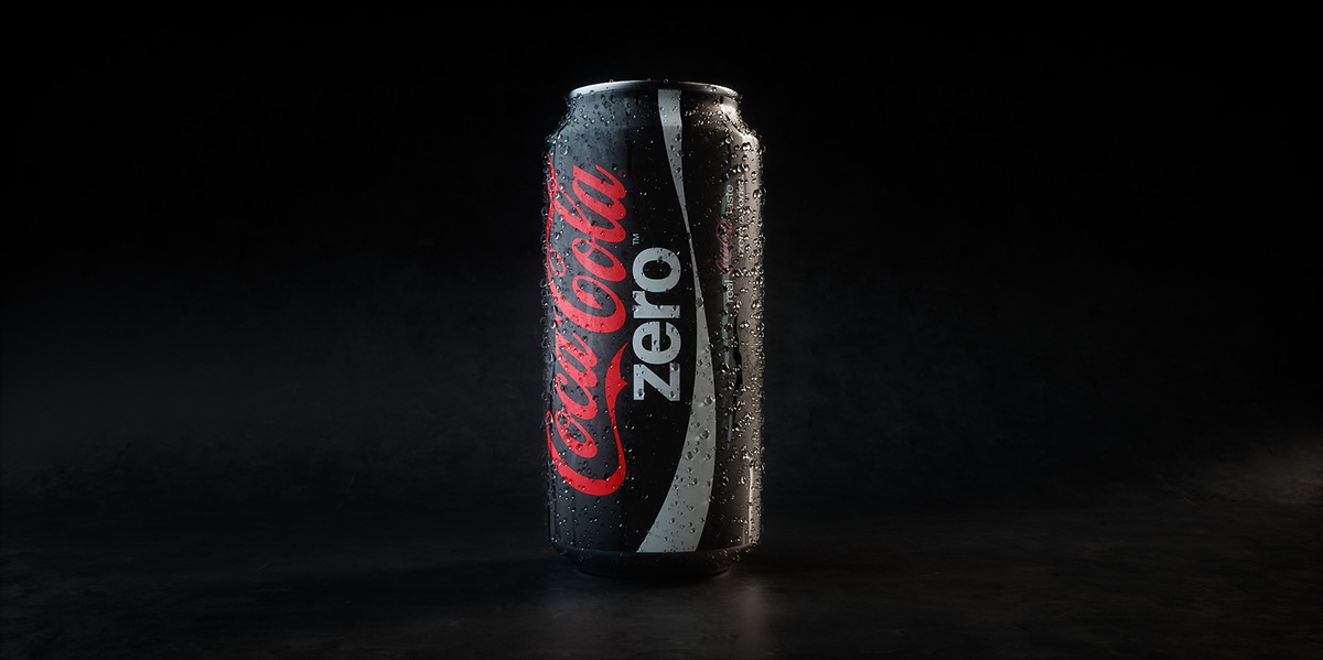 Coca Cola，Render，modeling，