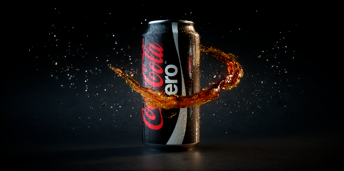 Coca Cola，Render，modeling，