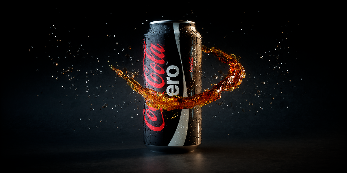 Coca Cola，Render，modeling，