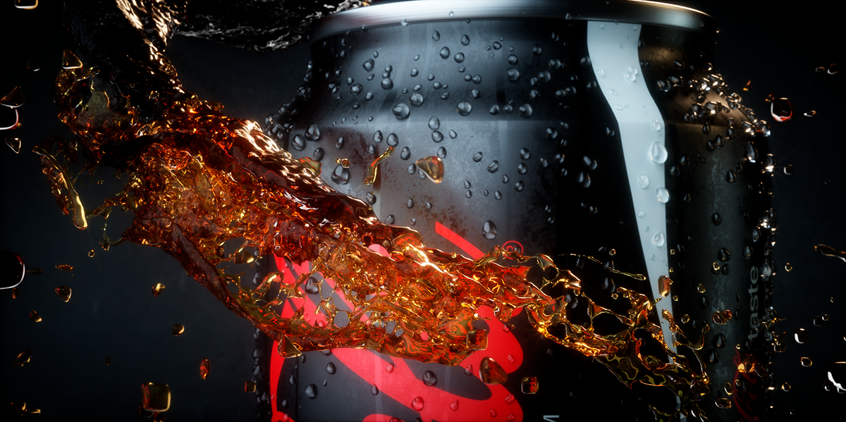 Coca Cola，Render，modeling，