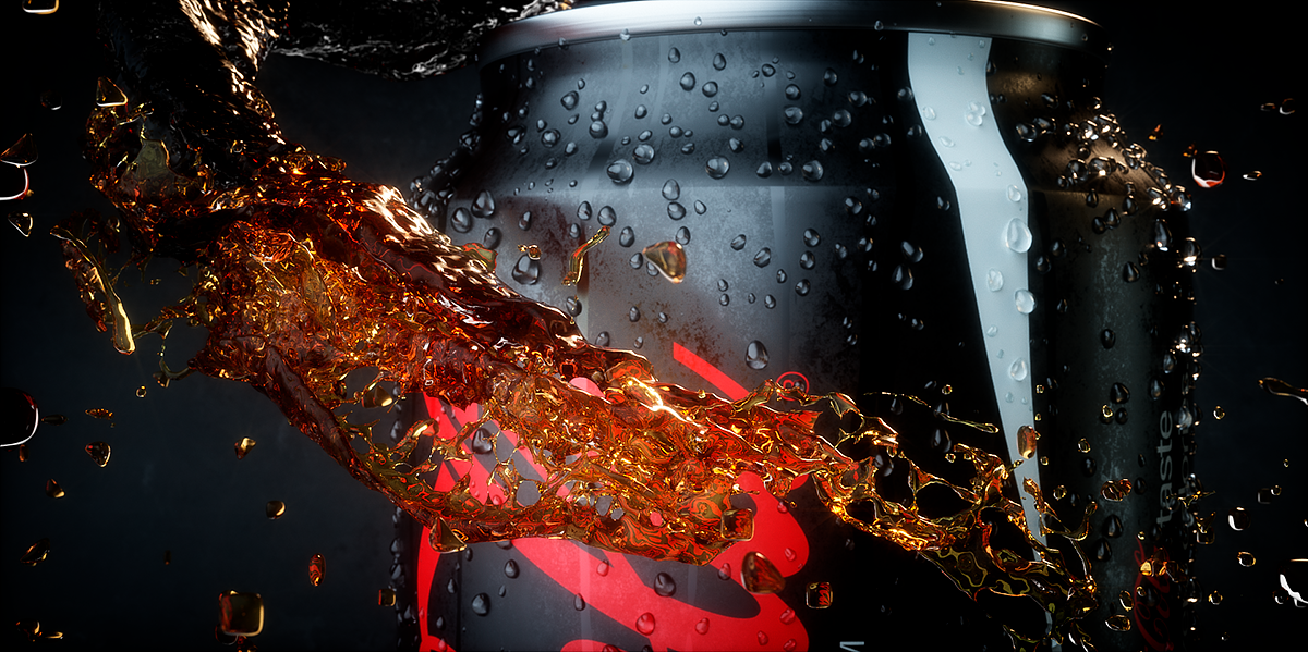 Coca Cola，Render，modeling，
