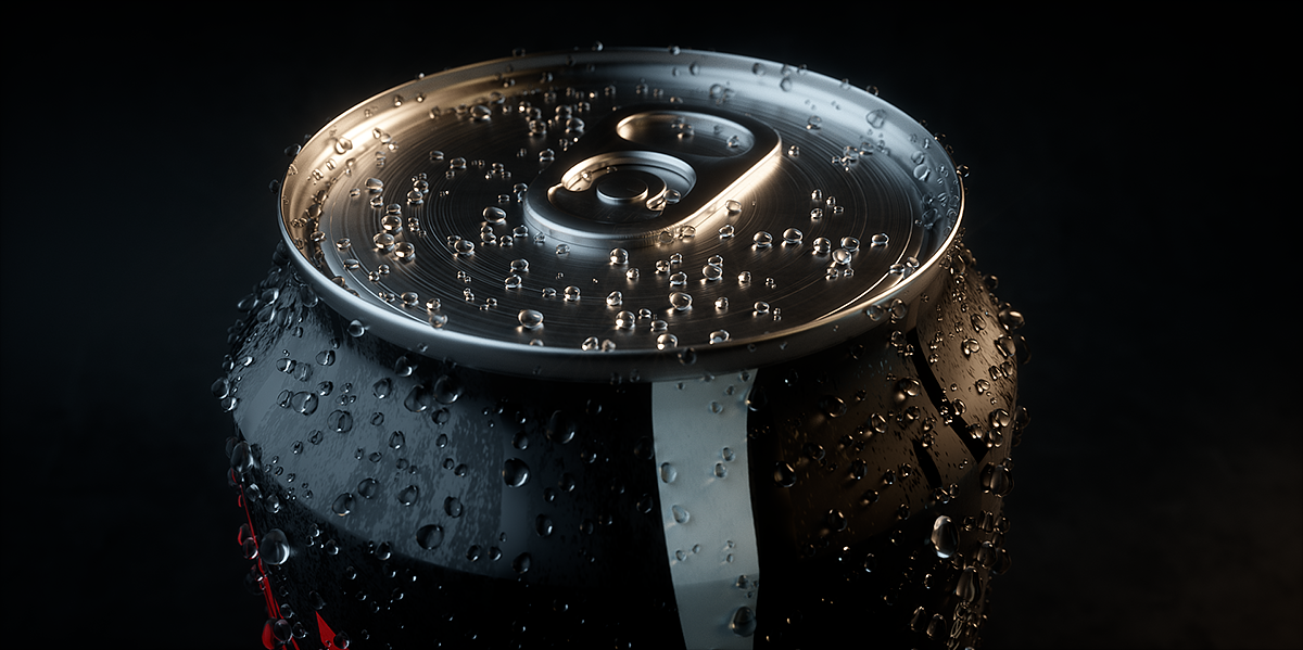 Coca Cola，Render，modeling，