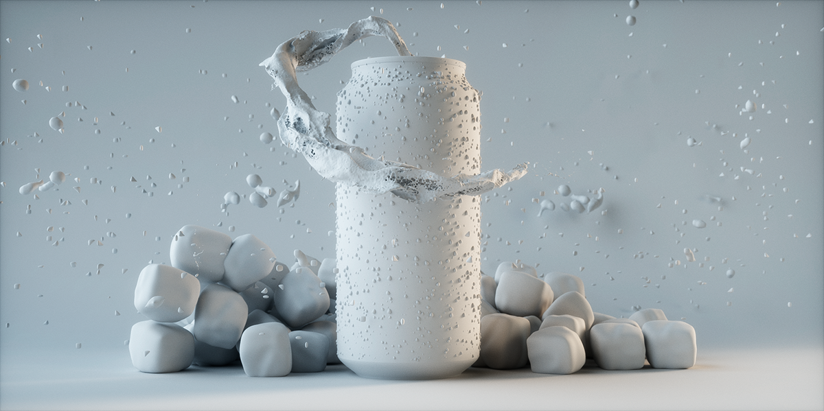 Coca Cola，Render，modeling，