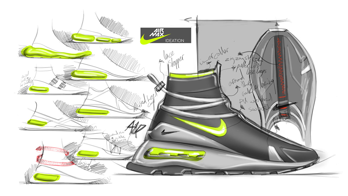 sneakers，nike，fashion，Hand drawn，