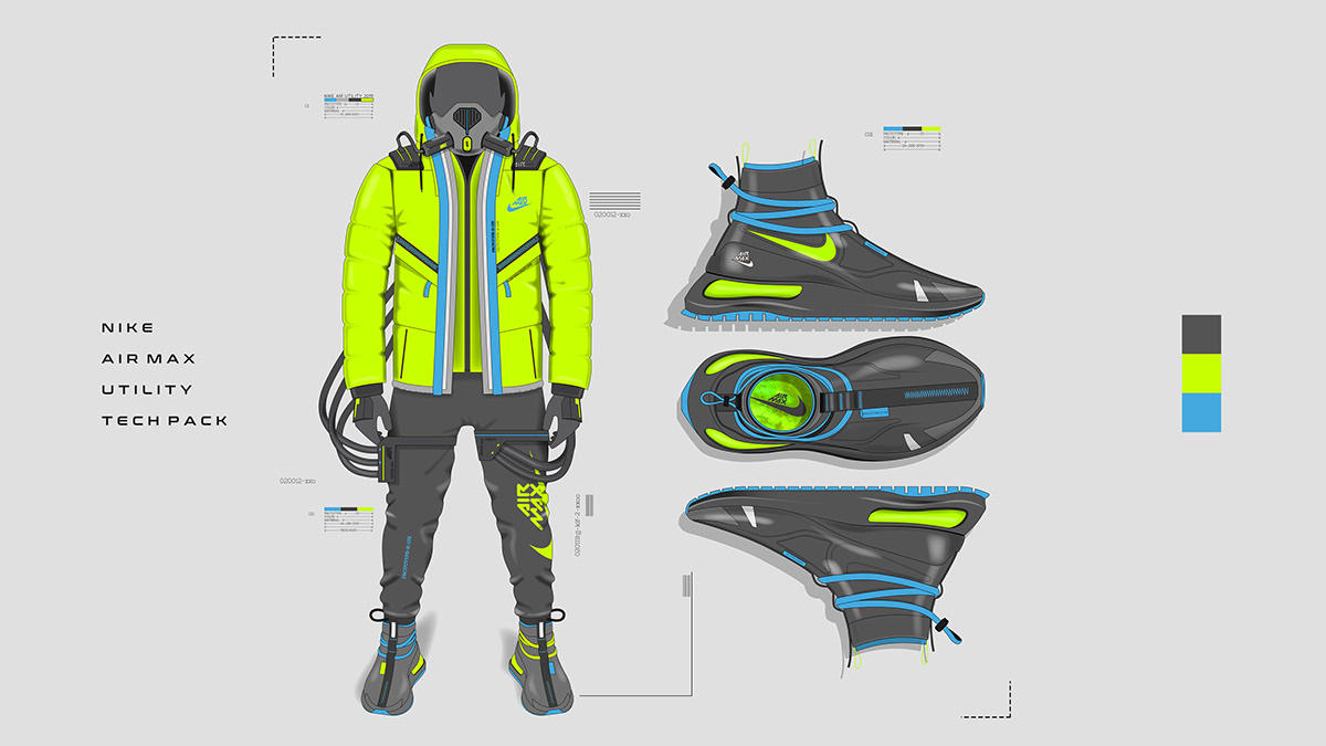 sneakers，nike，fashion，Hand drawn，