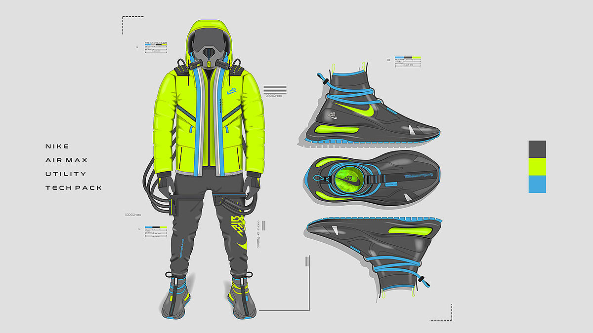 sneakers，nike，fashion，Hand drawn，