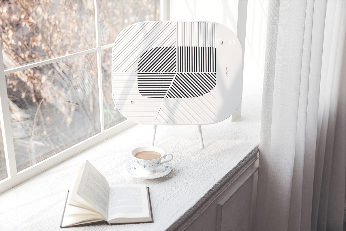 air cleaner，natural，white，Simplicity，