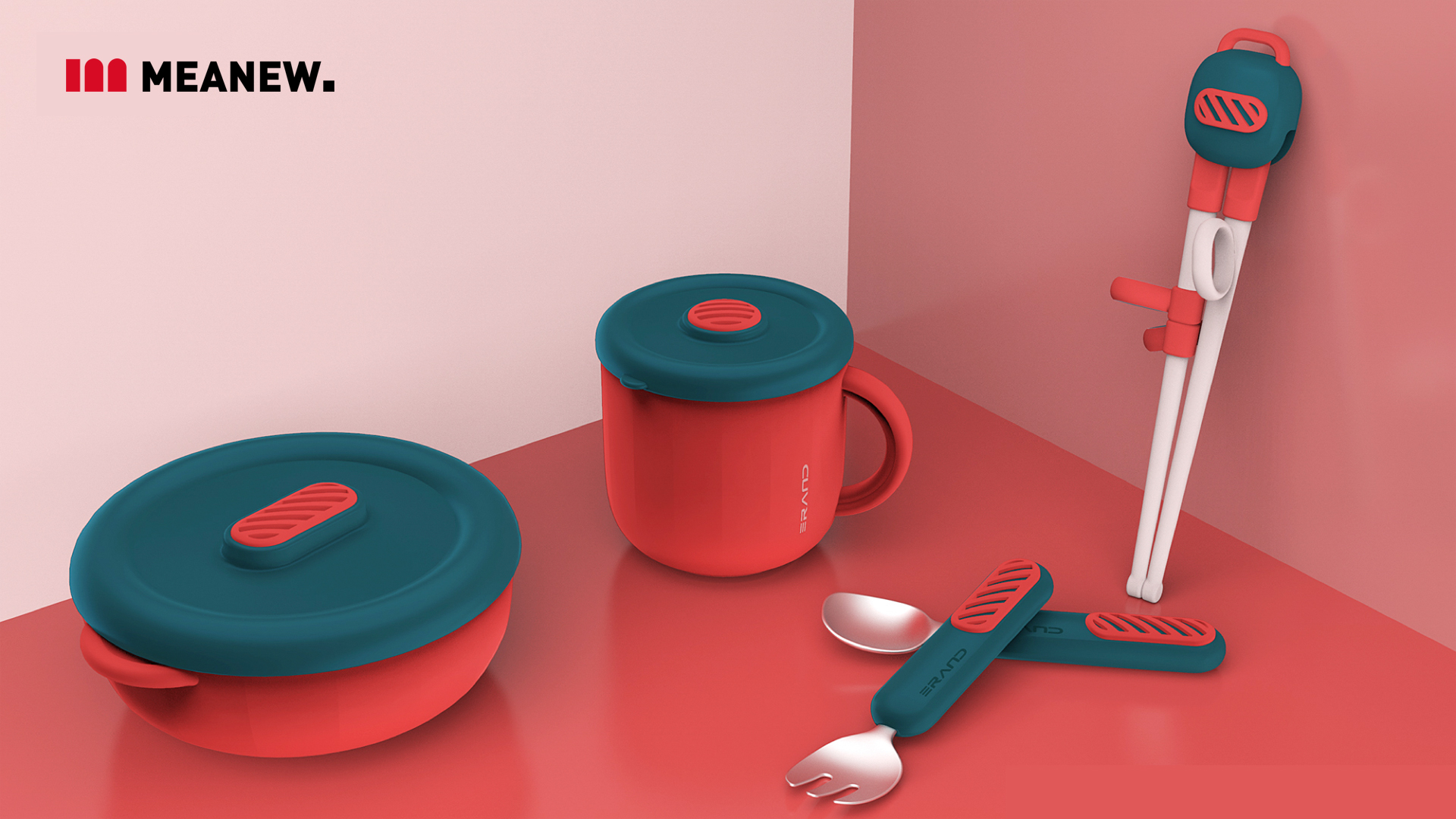 tableware，Ningbo design company，Mingrui industrial design，Child mother and baby，Meanew Design，