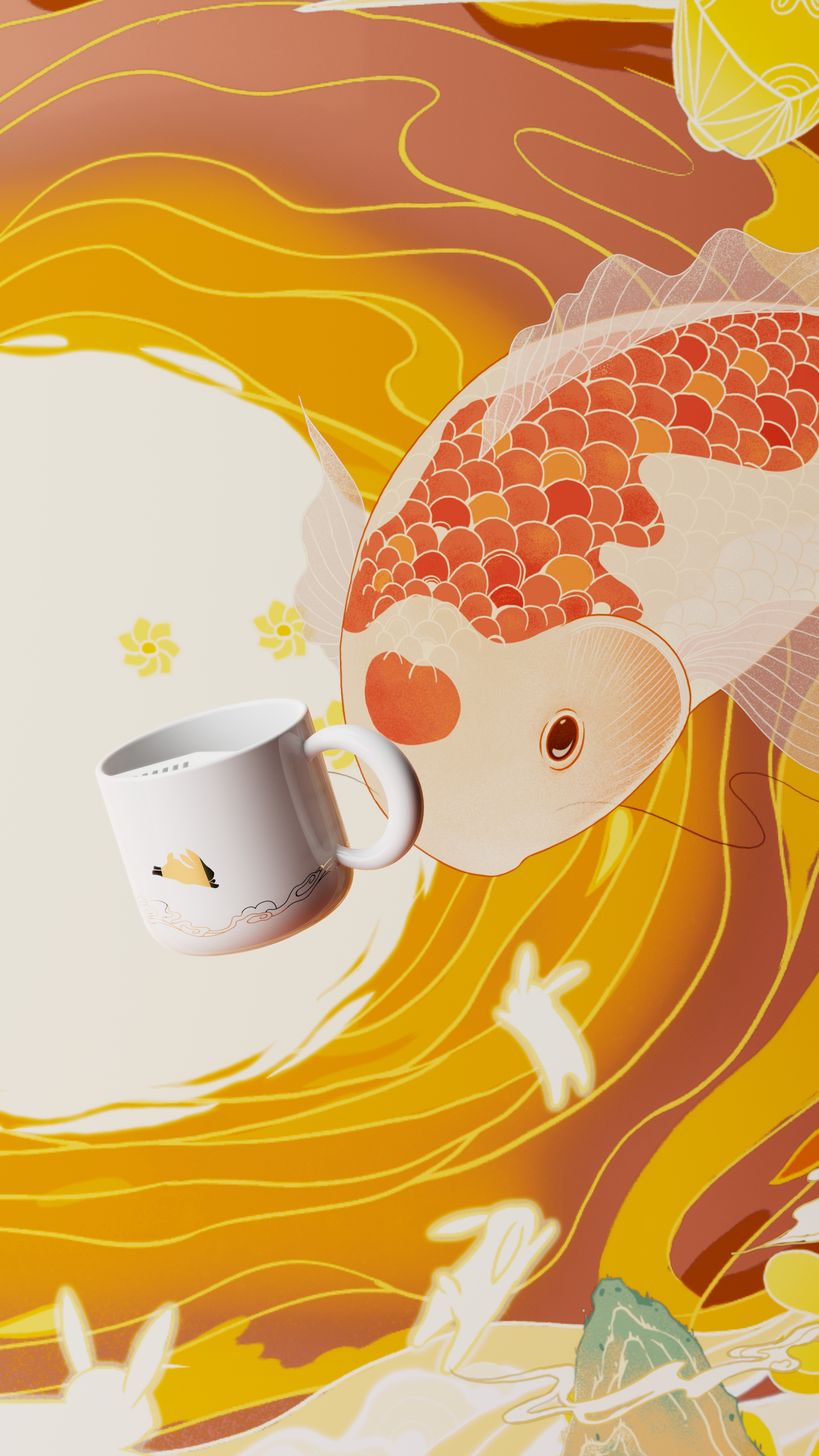 Cup, insulation pad, gift box，