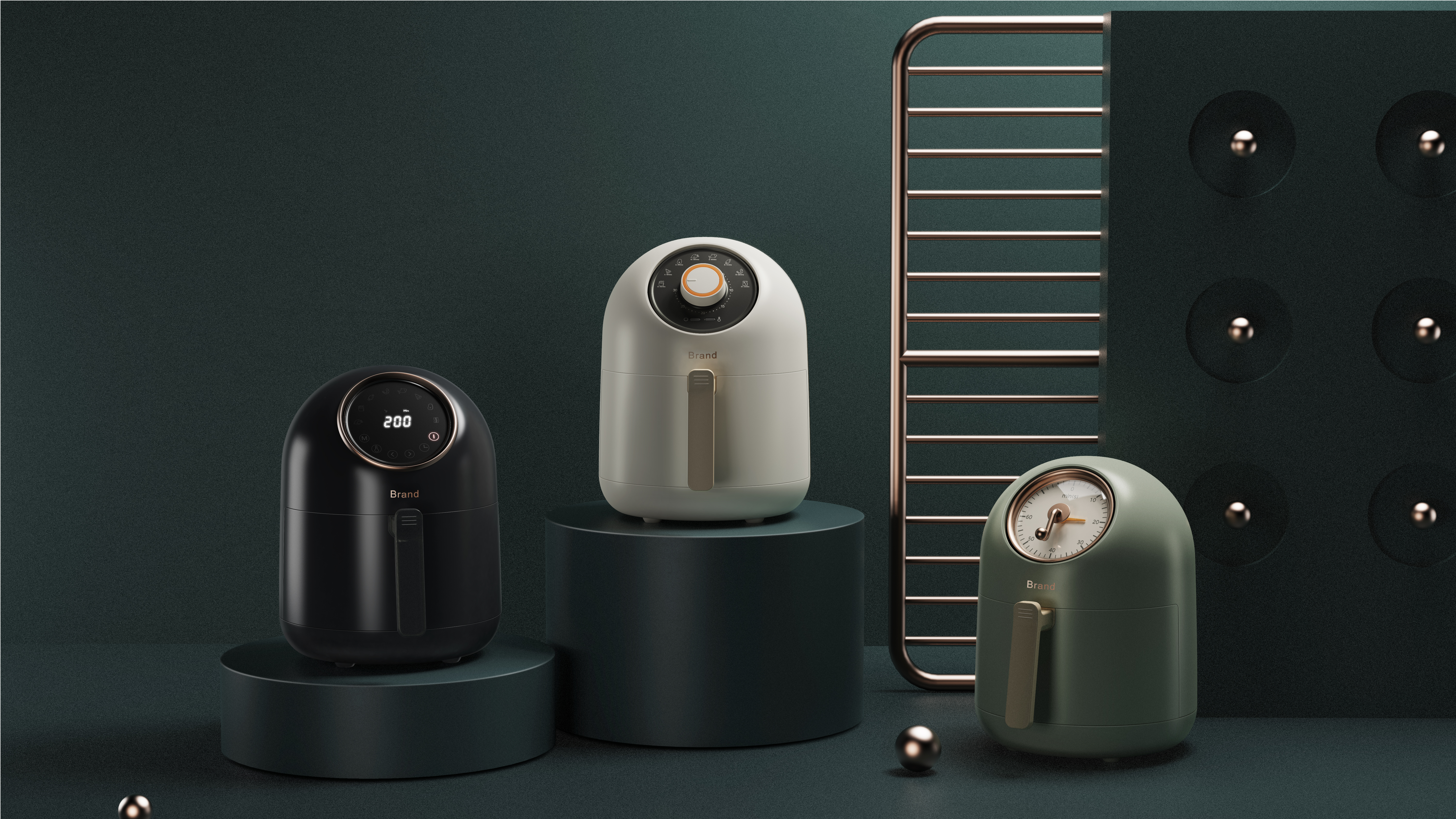 Mini air fryer，lovely，Kitchen appliances，Air fryer，