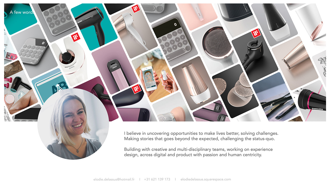 sample reels，industrial design，Experience design，