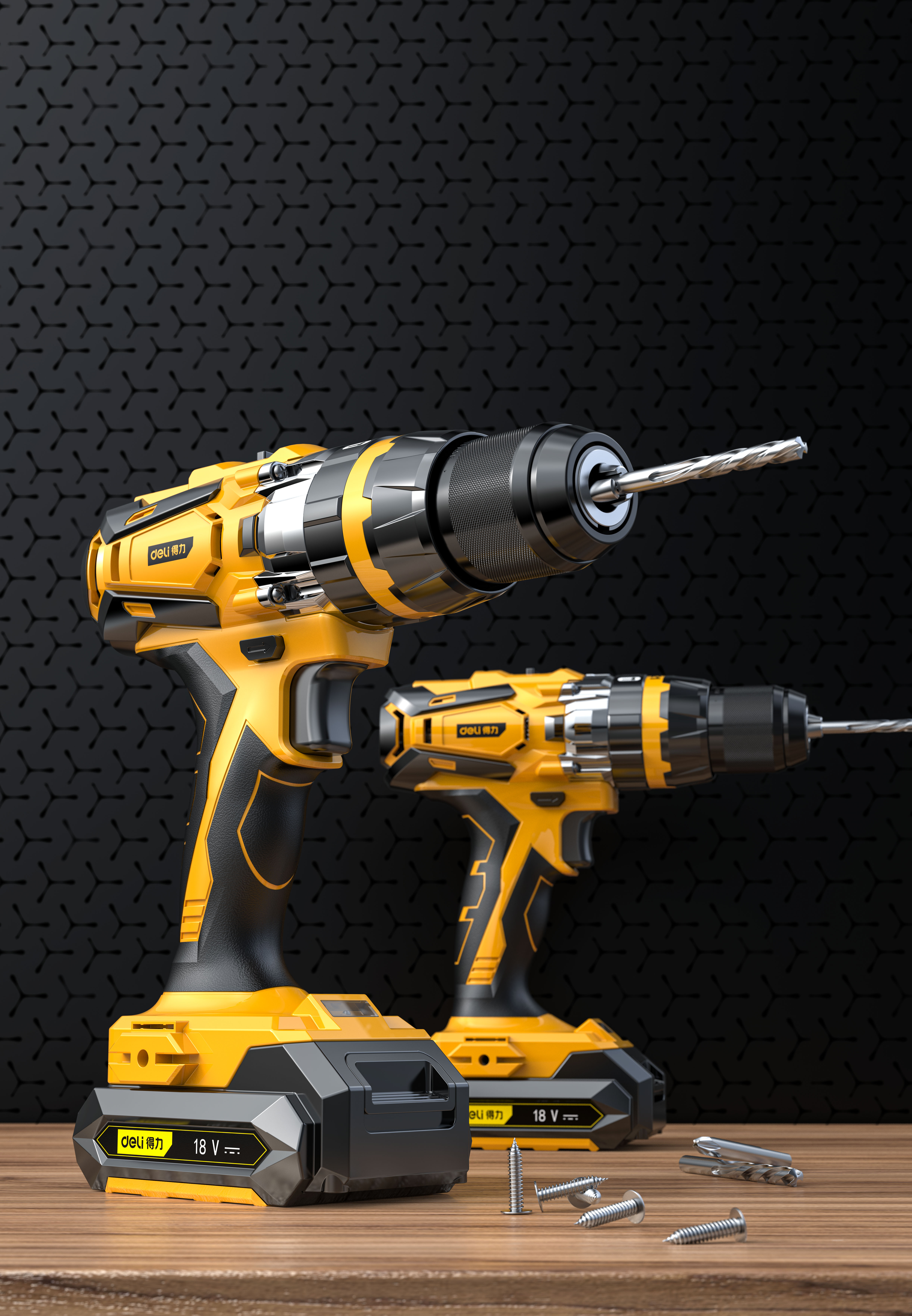 Hardware tools，Electric tool，Electric drill，Keyshot rendering，