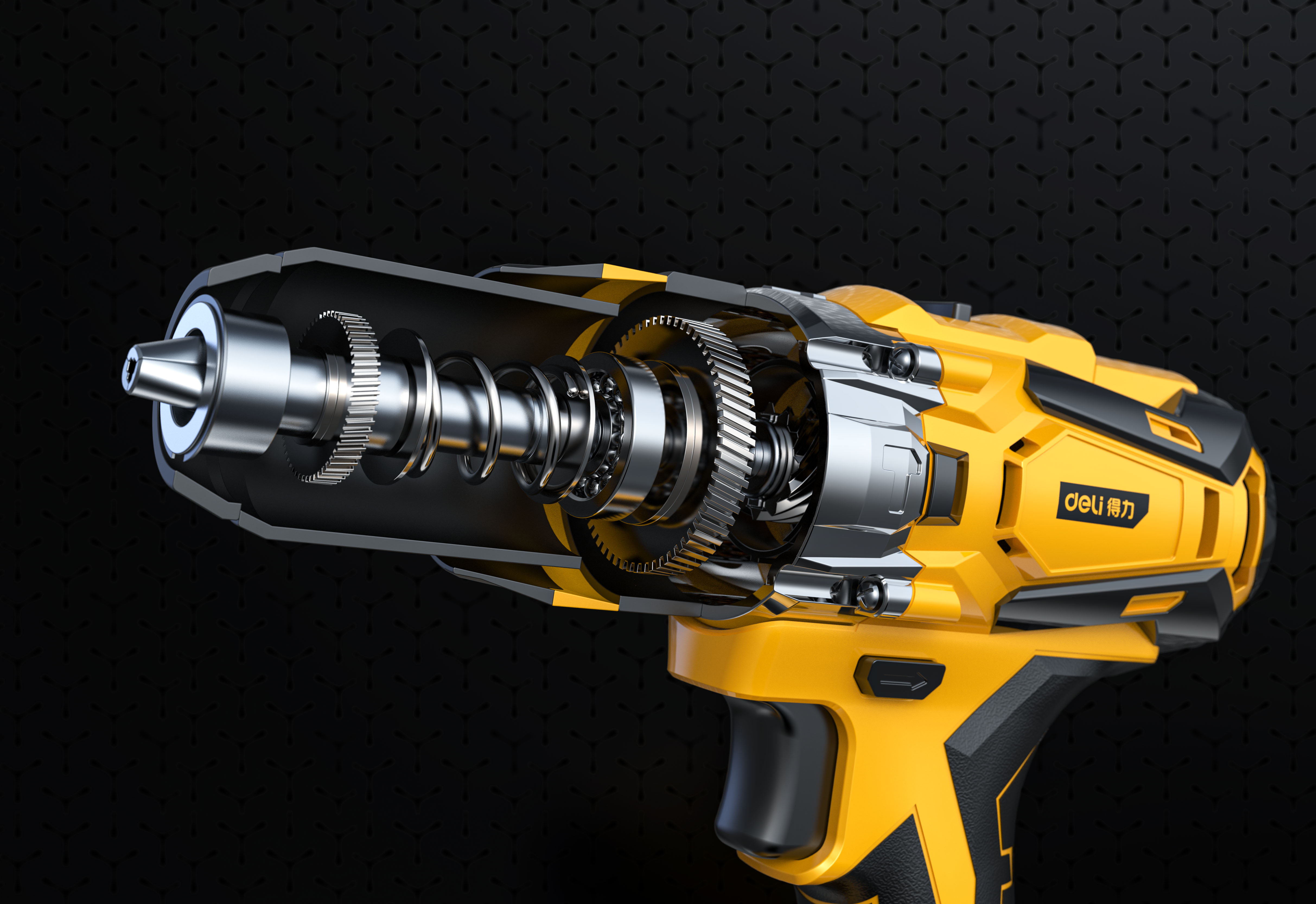 Hardware tools，Electric tool，Electric drill，Keyshot rendering，