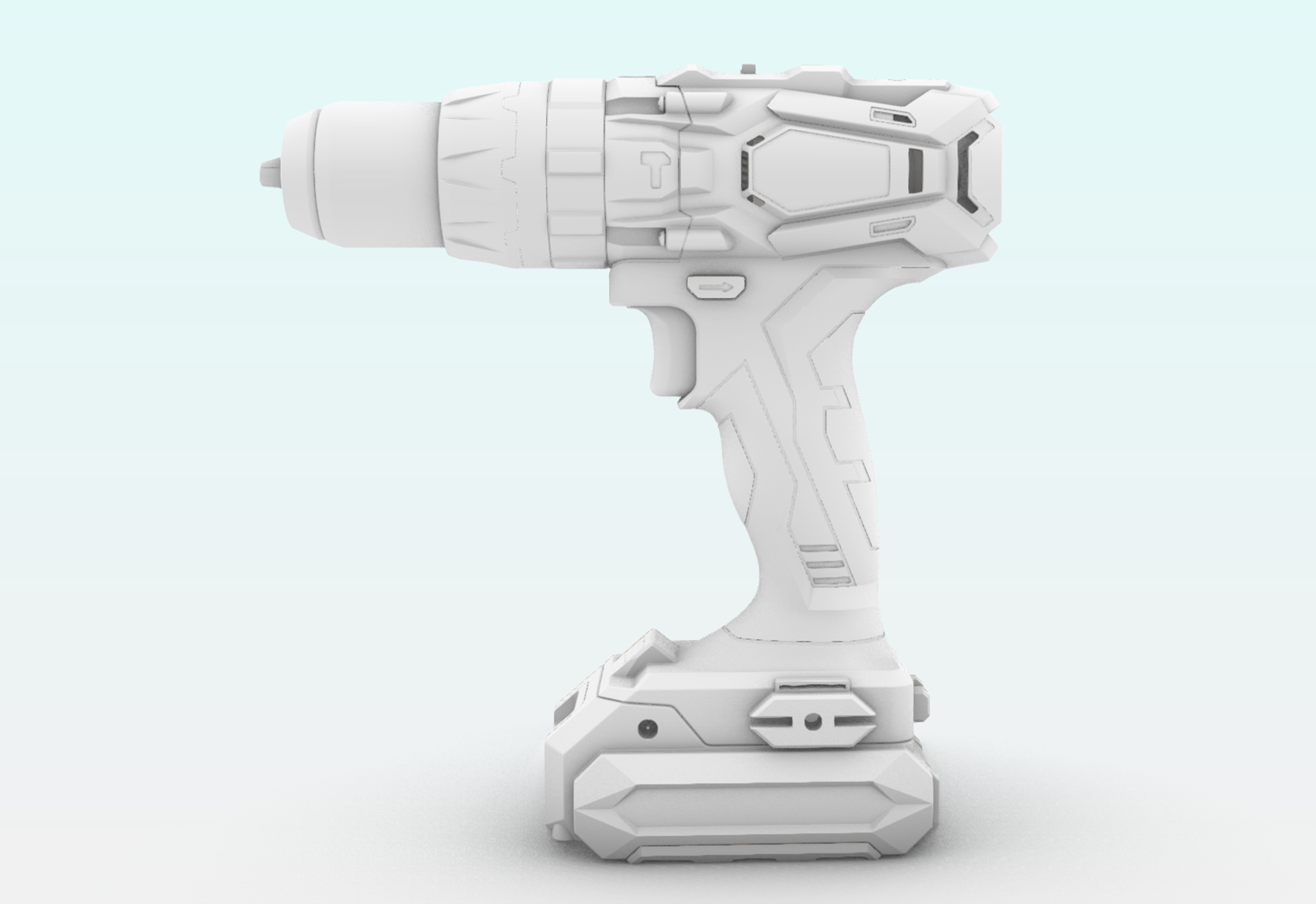 Hardware tools，Electric tool，Electric drill，Keyshot rendering，