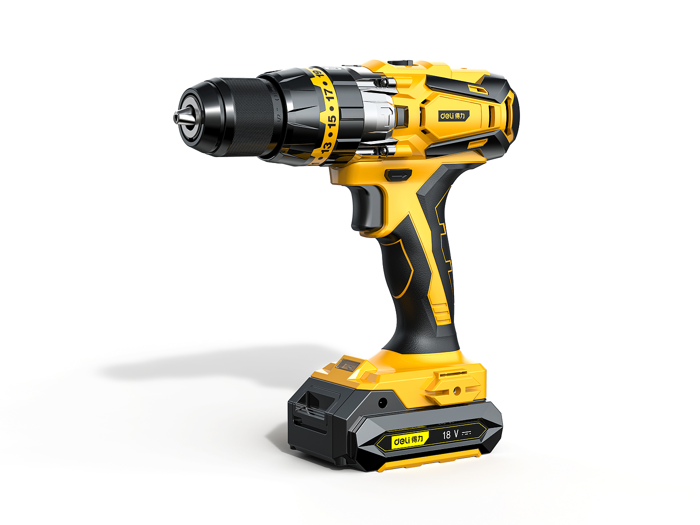 Hardware tools，Electric tool，Electric drill，Keyshot rendering，