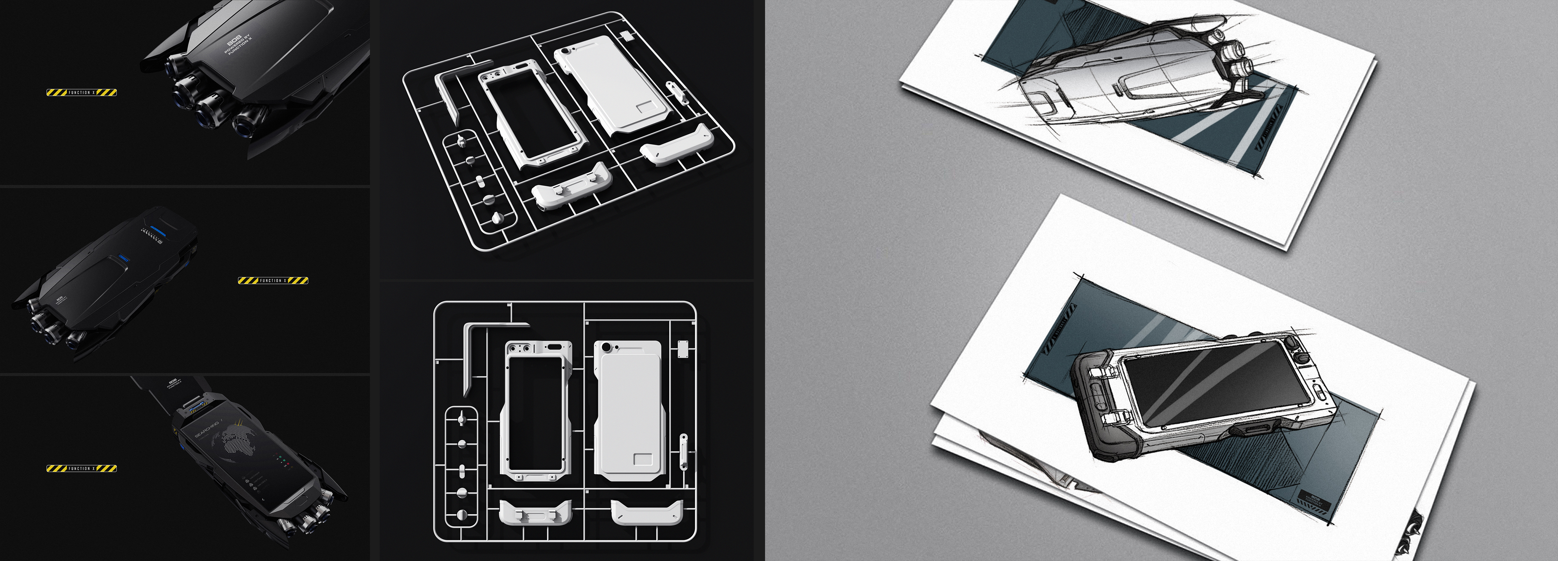 Blockchain，mobile phone，modularization，Cyberpunk，Geek，science fiction，