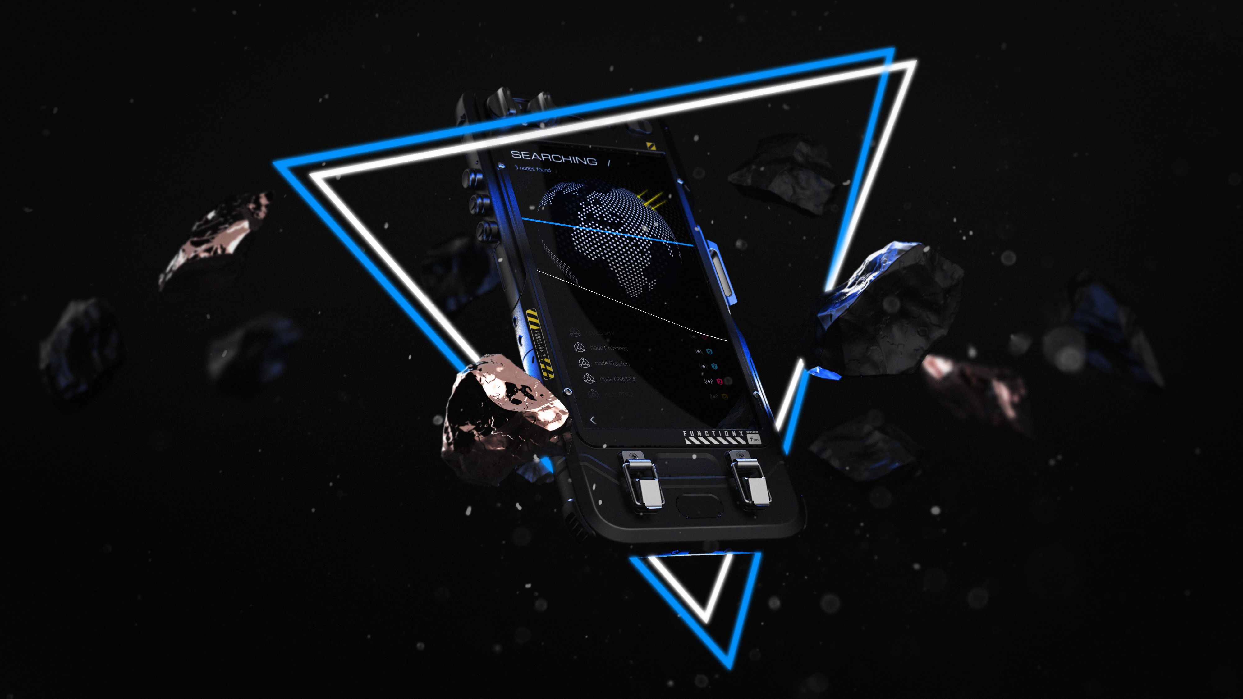 Blockchain，mobile phone，modularization，Cyberpunk，Geek，science fiction，