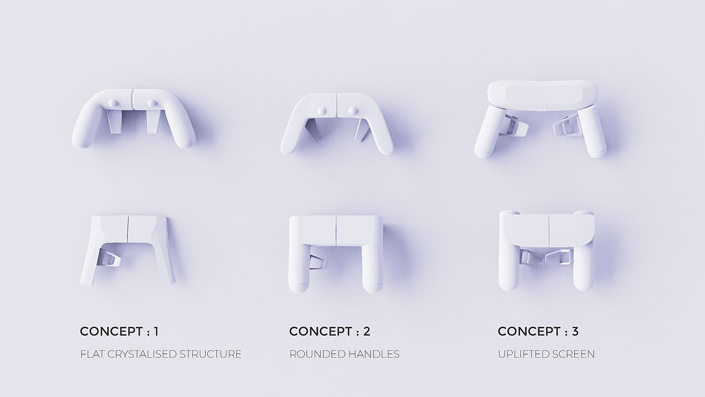 recreational machines，controller，3D visualization，modularization，concept，