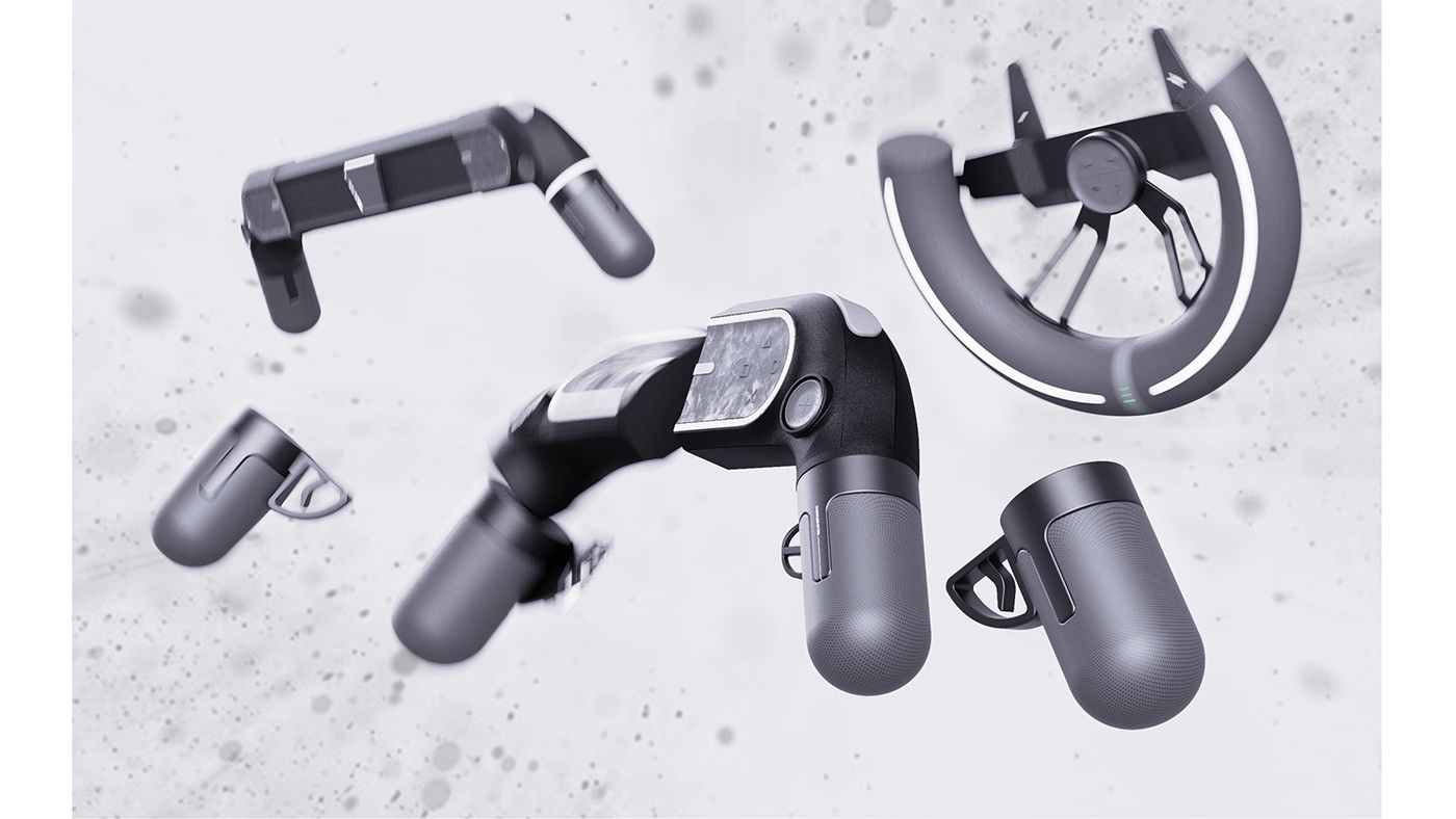 recreational machines，controller，3D visualization，modularization，concept，