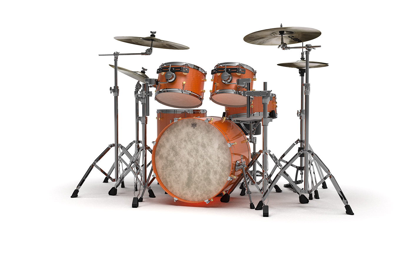Drum kit，music，cad，3d，