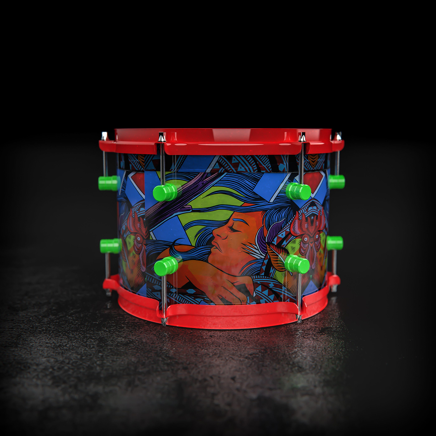 Drum kit，music，cad，3d，