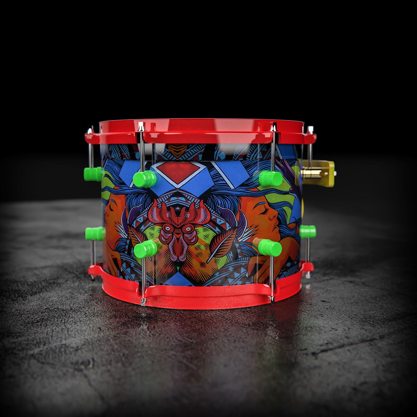 Drum kit，music，cad，3d，