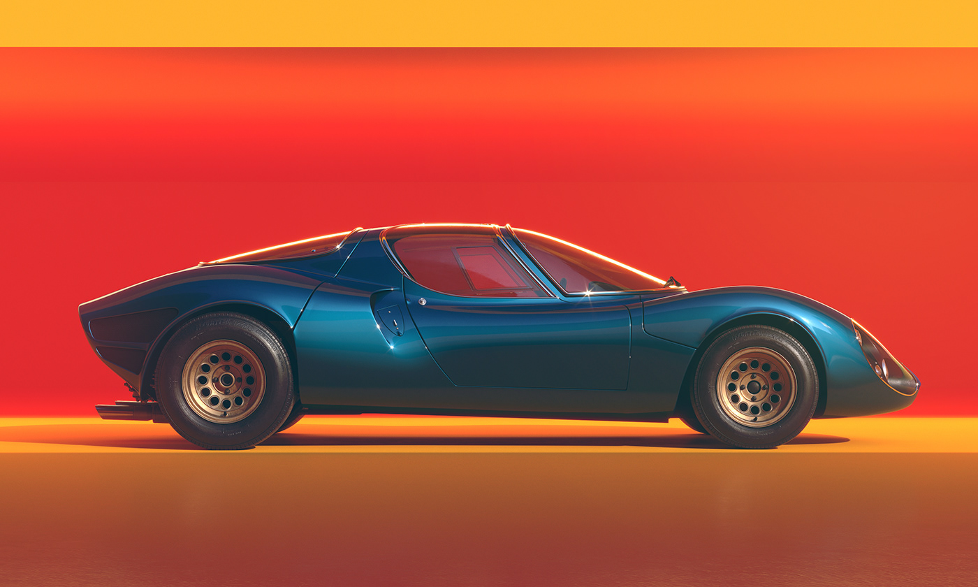 automobile，cgi，Digital art，visualization，