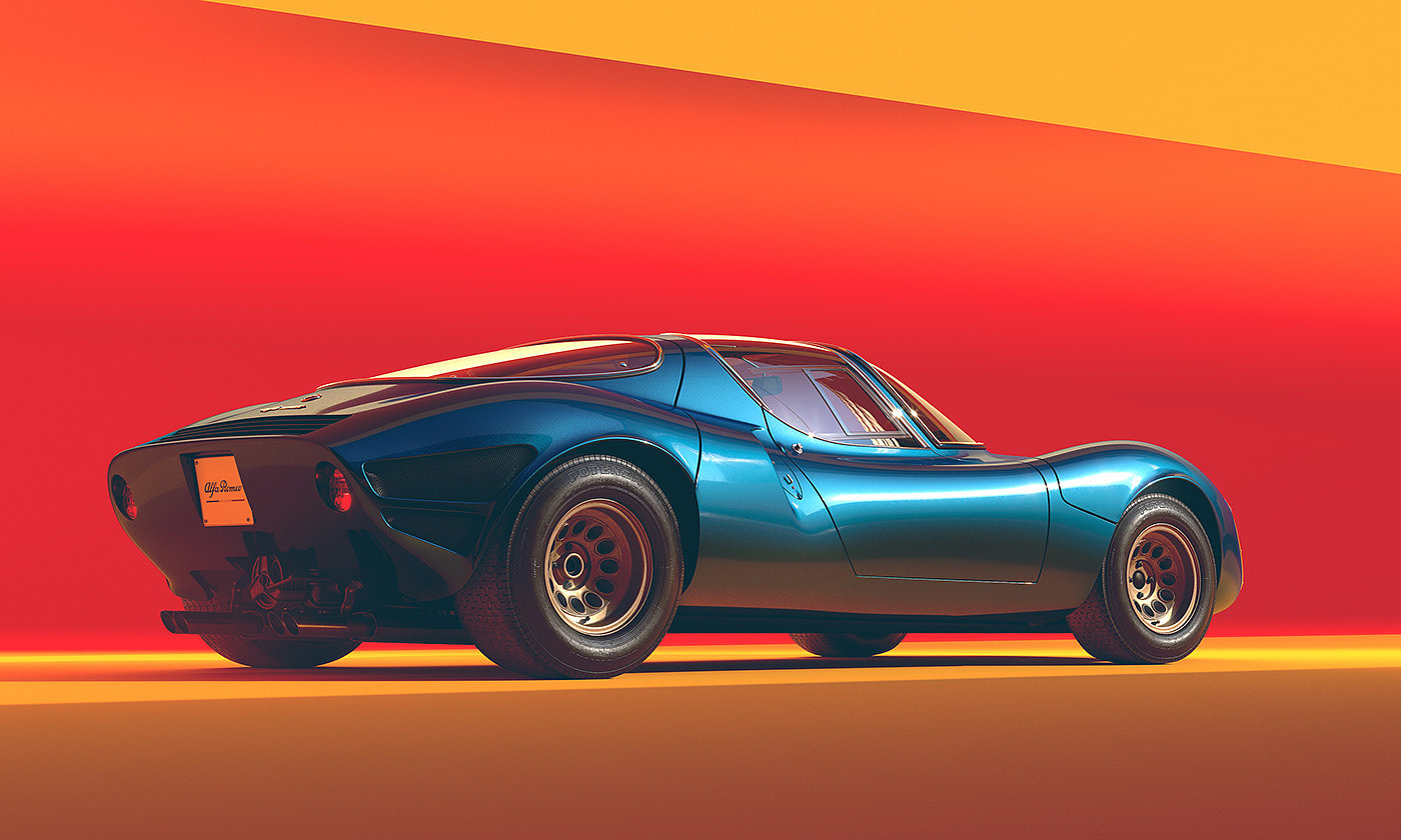 automobile，cgi，Digital art，visualization，