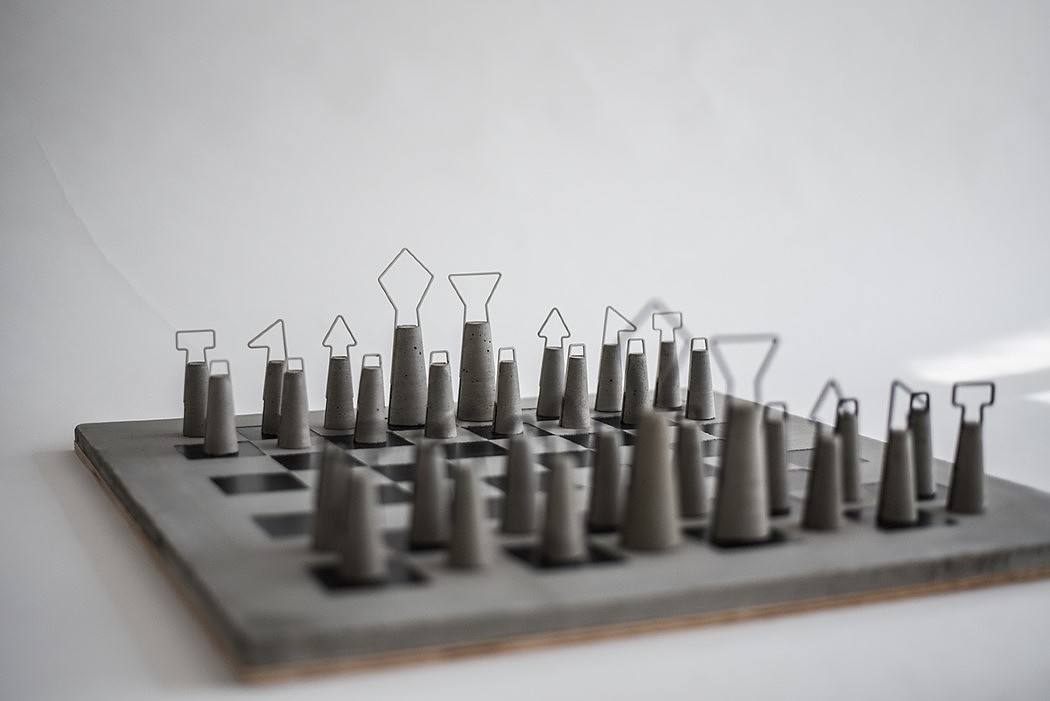 Chess，concrete，wire，esthetics，Culture，