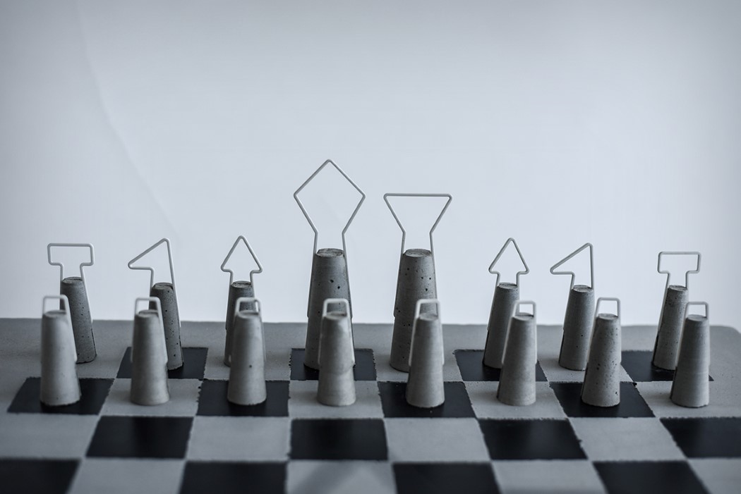 Chess，concrete，wire，esthetics，Culture，