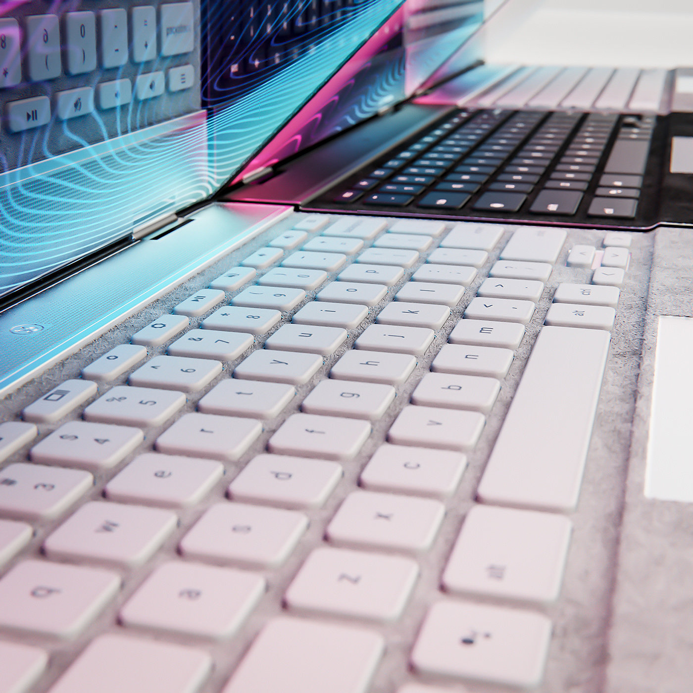 Notebook computer，cgi，consumer electronics，Render，