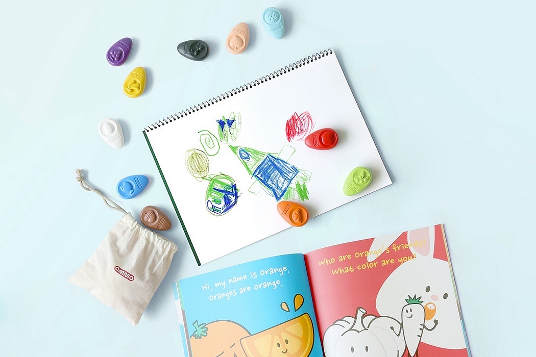 product design，industrial design，crayon，children，security，