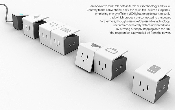 产品设计，工业设计，插座，创意，方便，