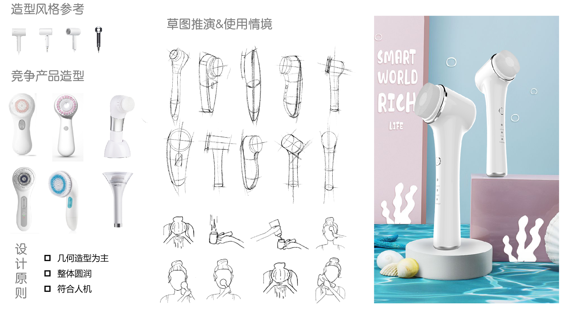 Cleanser，acoustic wave，Simplicity，