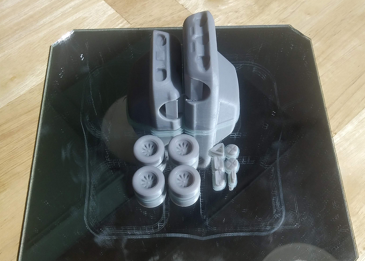 Toys，automobile，Hand drawn，modeling，3D printing，