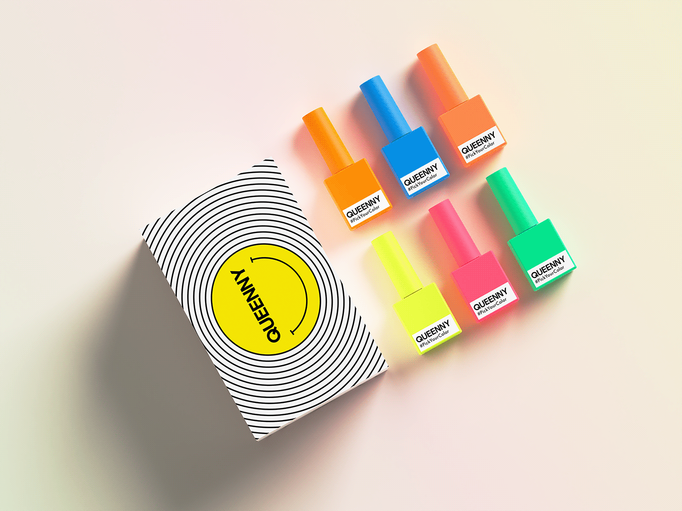 Nail Polish，Multicolor，vitality，summer，