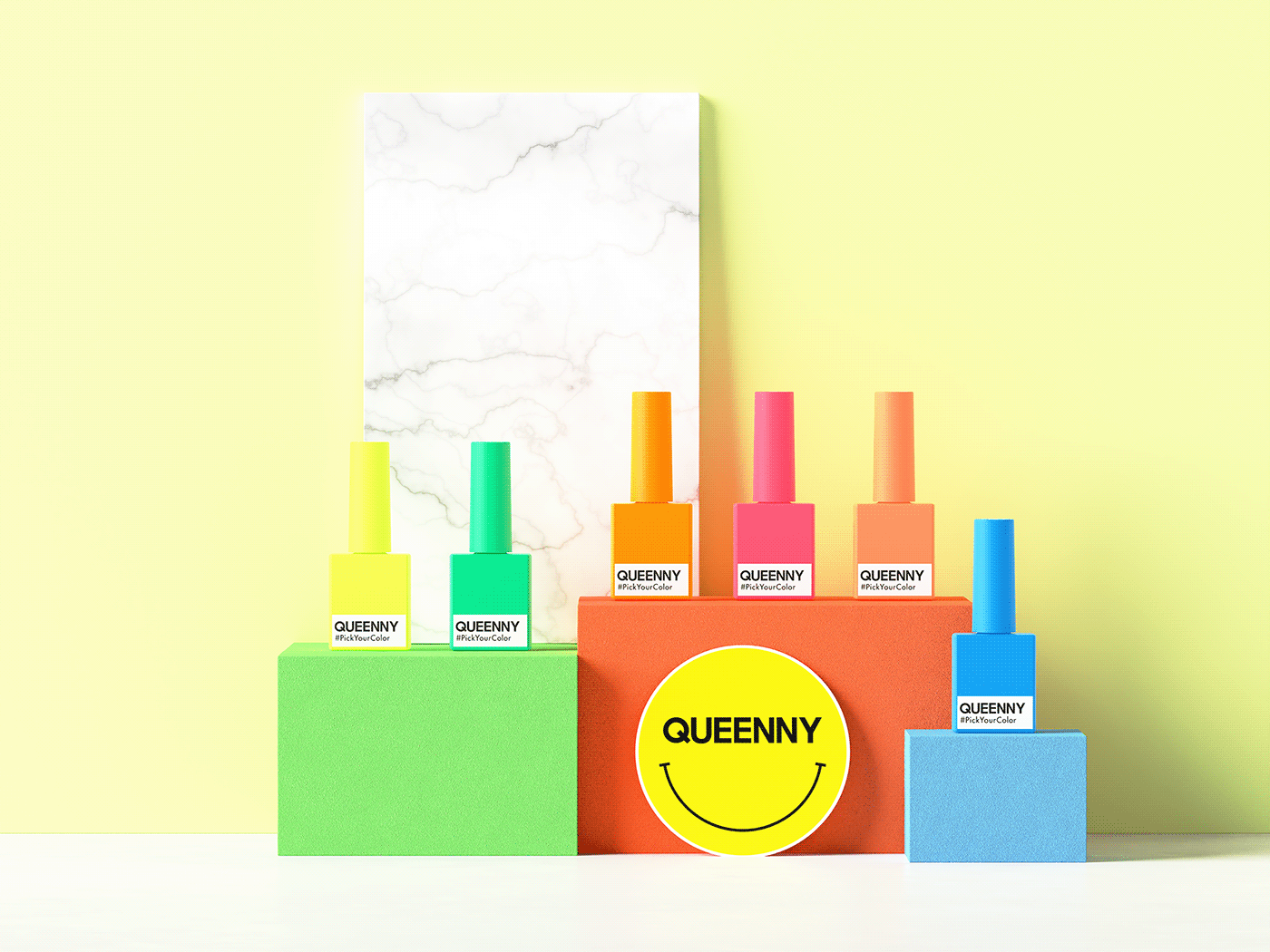 Nail Polish，Multicolor，vitality，summer，